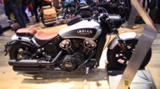 2018 Indian Scout Bobber at 2017 EICMA Milan Motorcycle Exhibition