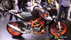 2015 KTM 390 Duke at 2014 EICMA Milan Motorcycle Exhibition